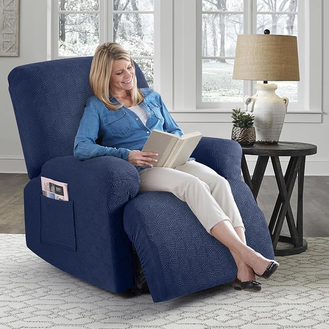 Timeles Recliner Covers Extra Wide Recliner Chair Cover Reclining Sofa - Image 8