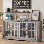 AMERLIFE Farmhouse 63" Buffet Sideboard Cabinet by AMERLIFE