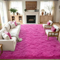 8x10 Extra Large Hot Pink Fluffy Soft Area Rug Non-Slip by ModernHomeDecor