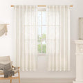 68 inch Length Linen Curtains for Living Room 2 Panels, 52 x 68 Inch | Linen by LAMIT