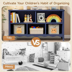 ONBRILL Montessori Shelf, 5 Cube Toy Storage Organizer - Image 9