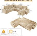 Modular Sectional Sleeper Sofa - Image 3