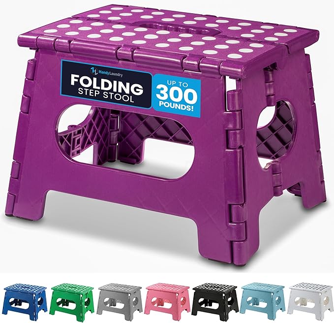 Handy Laundry Folding Lightweight Step Stool by Handy+Laundry