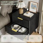 LYNSOM 3 Pieces King Bedroom Set, Floating Bed Frame - Image 8