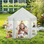 Monobeach Princess Tent Girls Celadon Large Playhouse Kids Castle Play Tent - Image 2