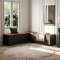 L Shape Kitchen Breakfast Nook Bench, Kitchen Corner Nook Bench Seating by TAMUNE