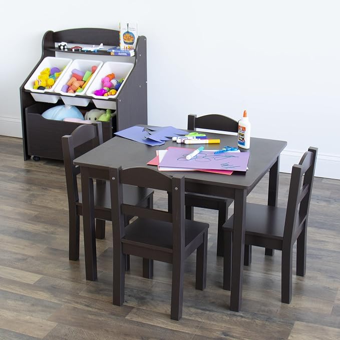Humble Crew Kids Table and Chair Set, Toddler Activity Table - Image 5