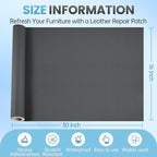 Leather Repair Patch Tape Kit, Vinyl Leather Repair Kit - Image 2