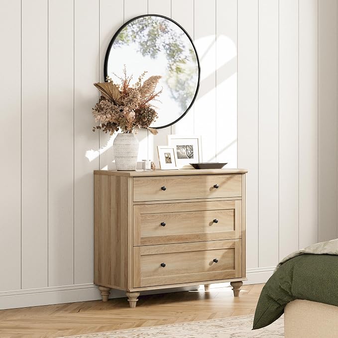 WAMPAT Farmhouse Nightstand - Image 7