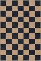Lahome Checkered Easy Jute Front Door Mat, 2x3 Kitchen Outdoor Rug Washable | - Image 9