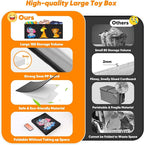 Mabahoo Extra Large Toy Box, Collapsible Toy Storage Organizer - Image 5