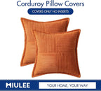 MIULEE Fall Orange Decorative Throw Pillow Covers - Image 6