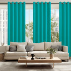 Blackout Curtains for Bedroom, Peacock Teal, 60 x 84 Inch, 2 Panels | Thermal - Image 6