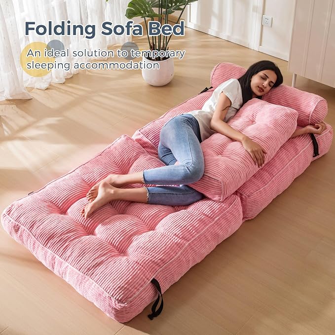MAXYOYO Folding Sofa Bed, Convertible Sleeper Chair - Image 3