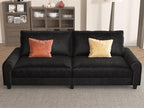 EASE MOOSE 70.6" Velvet Loveseat Sofa, Soft Deep Seat Couches - Image 4