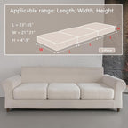 OHSIO Couch Cushion Covers for Sectional Sofa, Stretch Soft Sofa Slipcovers - Image 2