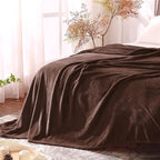 BEDELITE Fleece Blanket Soft Plush Full Bed Blanket Brown 84"x90" | Ultra Soft - Image 5