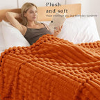 Exclusivo Mezcla Striped Queen Size Fleece Blanket - Image 2