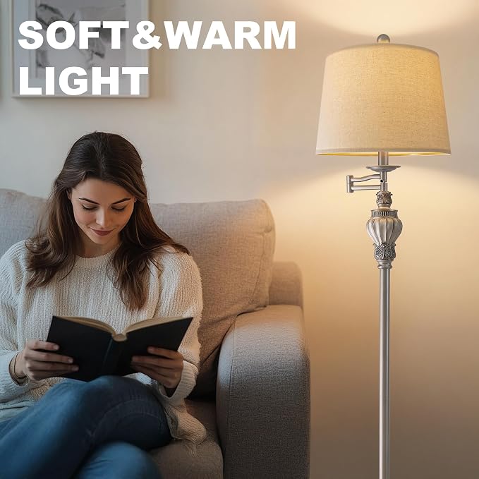 G-SAFAVA 61" Vintage Floor Lamp - Image 9