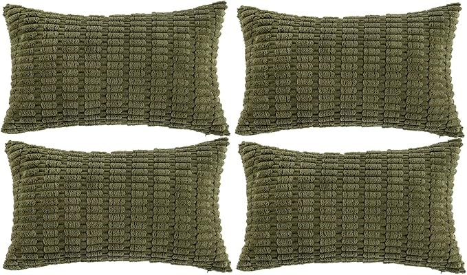 Fancy Homi 4 Packs Decorative Throw Pillow Covers by Fancy+Homi