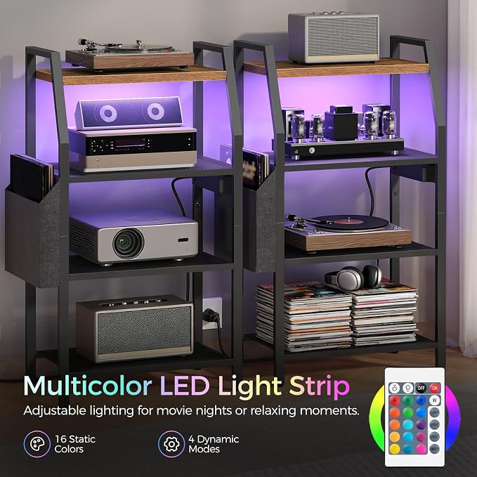 MAHANCRIS 4-Tier AV Media Stand - Image 5