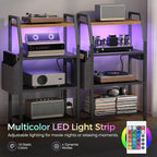 MAHANCRIS 4-Tier AV Media Stand - Image 5