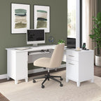 Bush Home 60-Inch L-Shaped Desk - Image 2