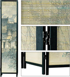 MyGift 6 Panel Room Divider Privacy Partition - Image 4