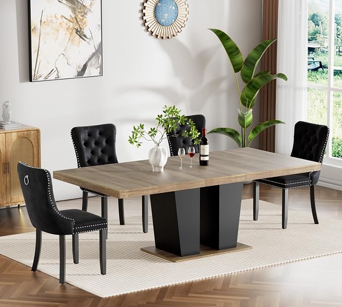 Henf 5 Pieces Extendable Dining Table Set by Henf