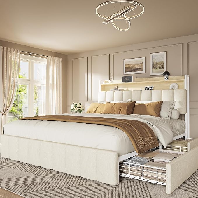 PRAISUN Bed Frame Queen Size - Image 9