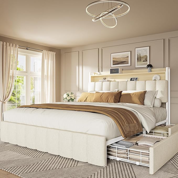 PRAISUN Bed Frame Queen Size by PRAISUN