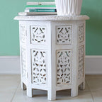 COTTON CRAFT Solid Wood Accent End Table - Image 6