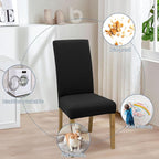 BIETYONE Stretch Dining Chair Covers Set of 4, Soft Removable Washable Kitchen - Image 6