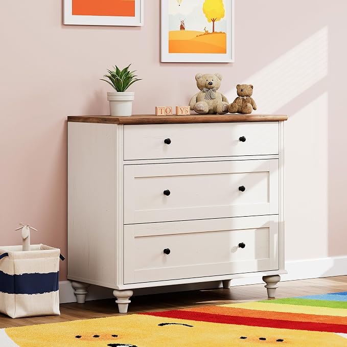 WAMPAT Farmhouse Nightstand - Image 5