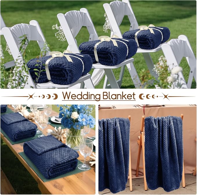 4 Pack Fleece Throw Blankets 50x60 Inches - Image 6