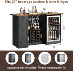 72" U-Shape Liquor Cabinet - Image 4