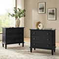 HULALA HOME 3 Drawer End Table by HULALAHOME