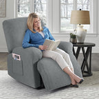 Timeles Recliner Covers Extra Wide Recliner Chair Cover Reclining Sofa - Image 8