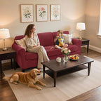 SUBRTEX 7 Pieces Stretch Sofa Slipcover Sets Couch Cover Sets Backrest Cushion - Image 2