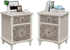SUNBURY Night Stand Set 2, Accent End Table by SUNBURY