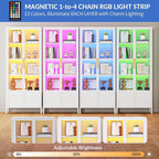 5-Tier Glass Display Cabinet - Image 2