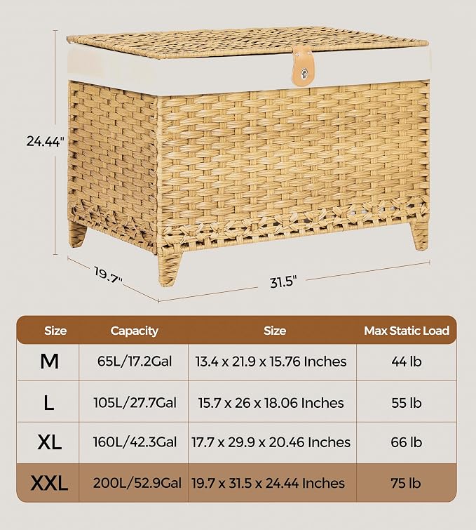 Honjourai Wicker Storage Basket - Image 3