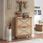 Barnyatoh Shoe Storage Cabinet, Boho Shoe Organizer by Barnyatoh