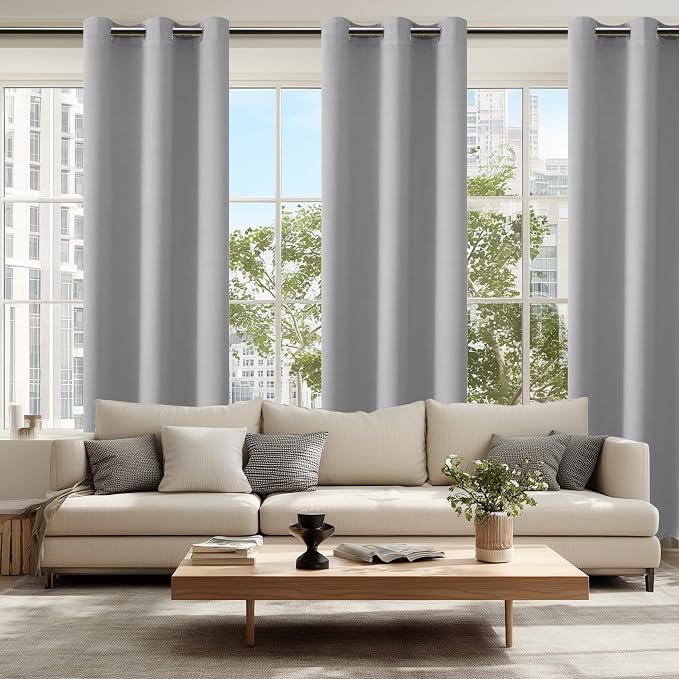 Blackout Curtains for Bedroom, 42 x 84 Inch, 2 Panels | Thermal Insulated & - Image 6