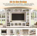 Merax 95" Entertainment Center for TVs up to 80", All-in-One TV Stand - Image 4