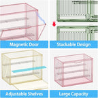 Colorful Figure Display Case for Collectibles 4 Layer Hobby Figurine Display - Image 4