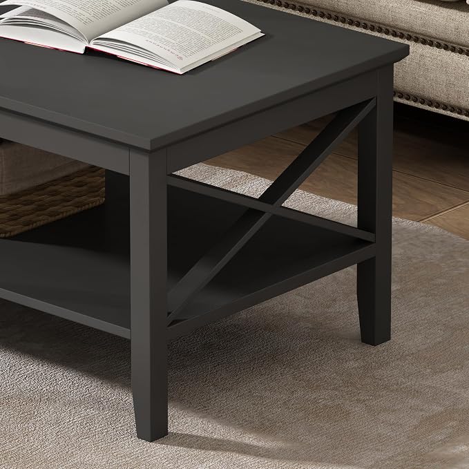 ChooChoo Coffee Table with Thicker Legs, 47 inch - Image 5