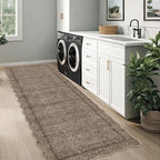 GarveeHome Scalloped Washable Runner Rug 2x8 Modern Non Slip Kitchen Runner | - Image 4