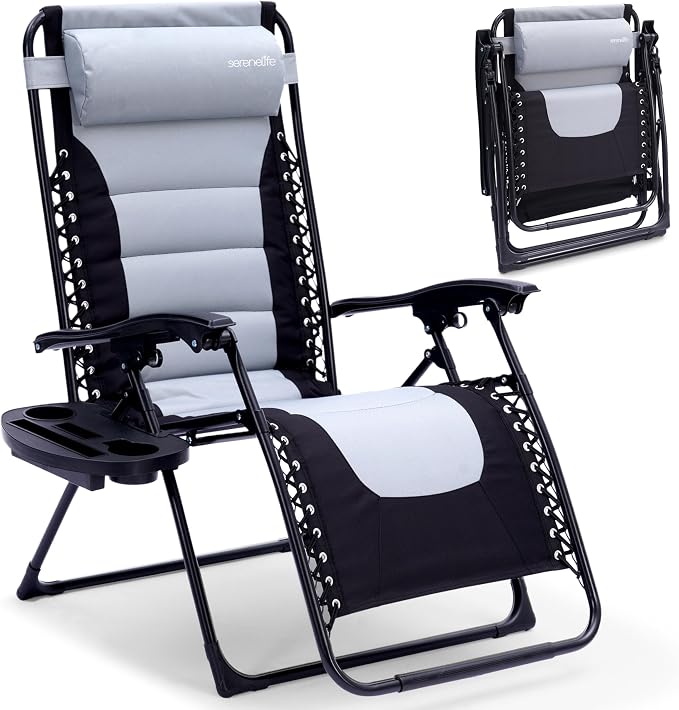 SereneLife Padded Zero Gravity Lounge Chair by SereneLife