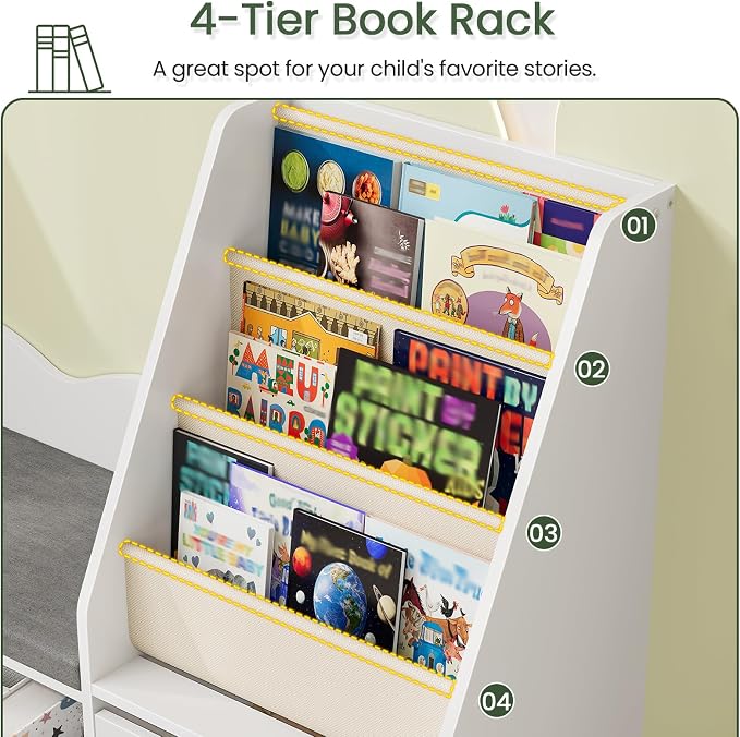 CHOEZON 53.1" Kids Bookshelf - Image 7